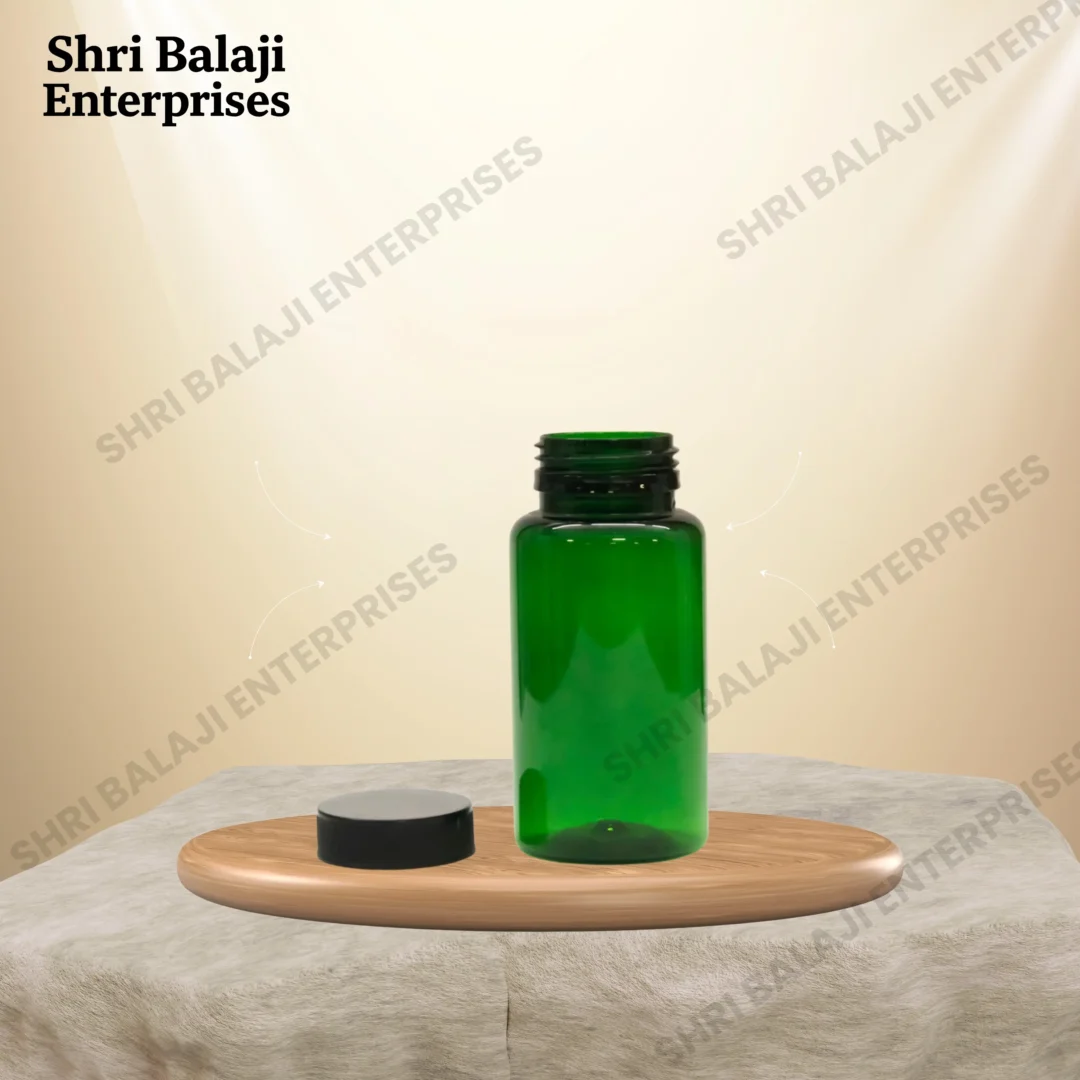 150ml PET Empty Green Bottle for Secure Storage
