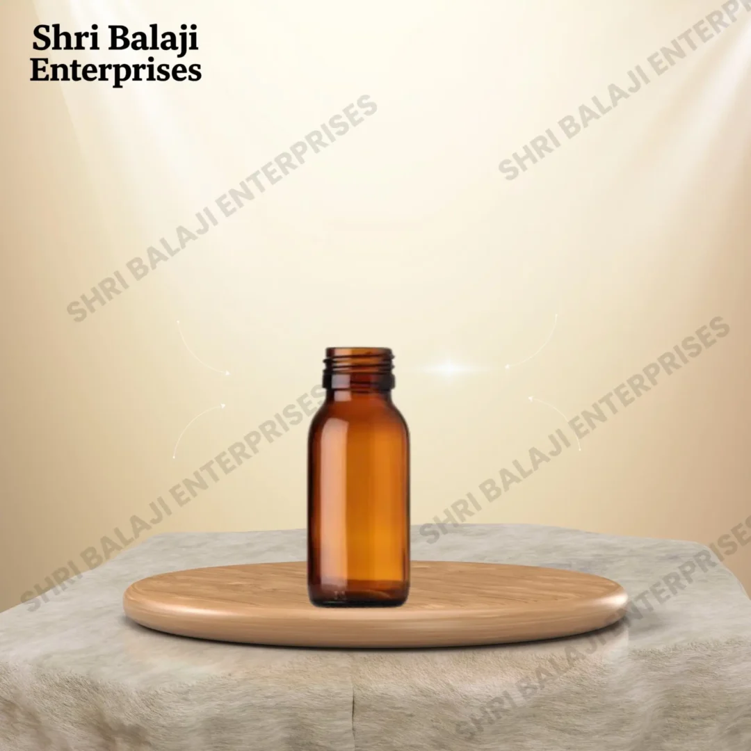 Pharma Amber Syrup Glass Bottle - 60Ml