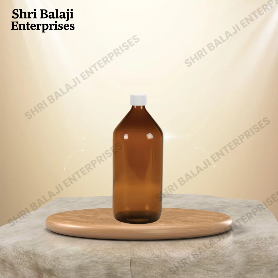 Amber Chemical Bottle