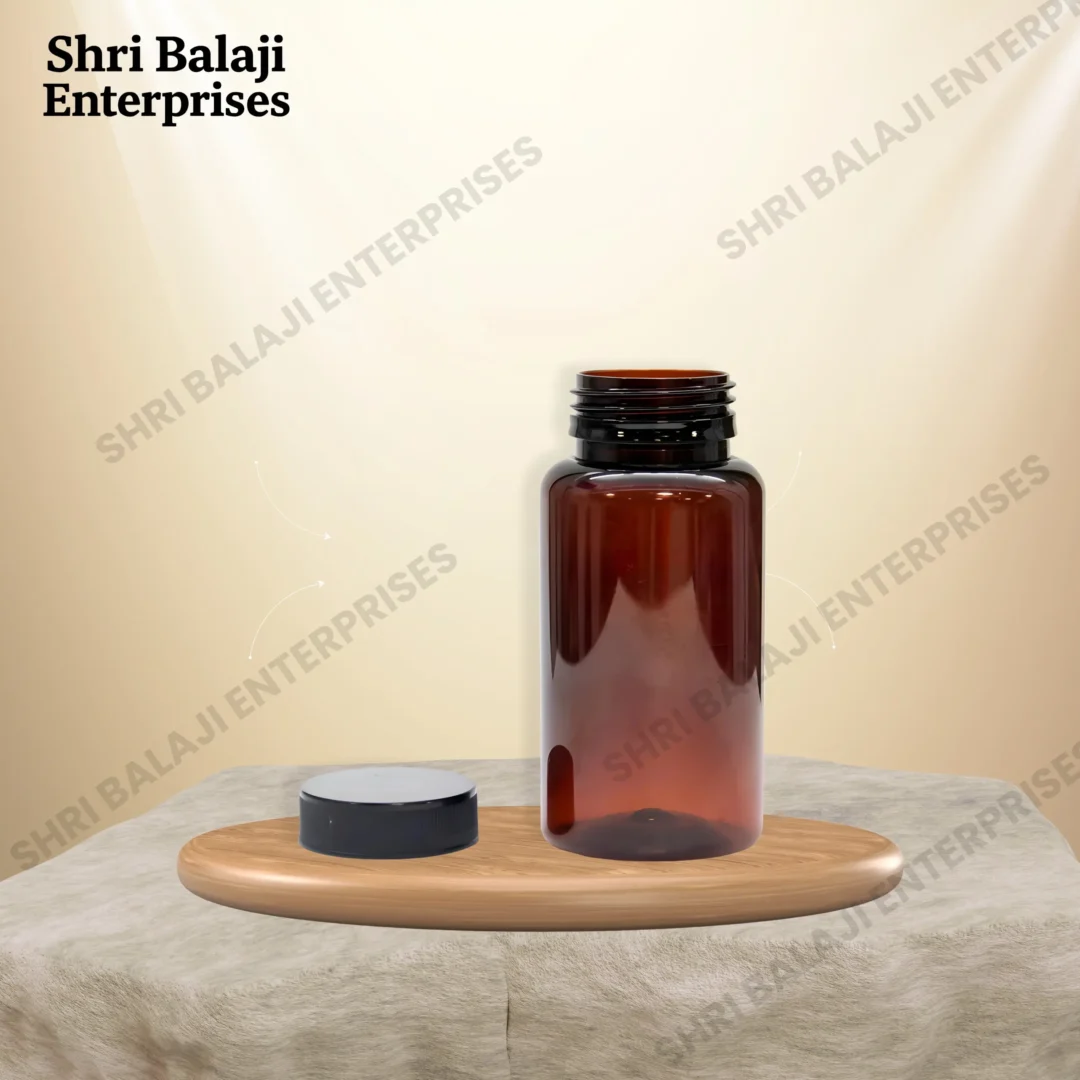 Amber PET Empty Bottle