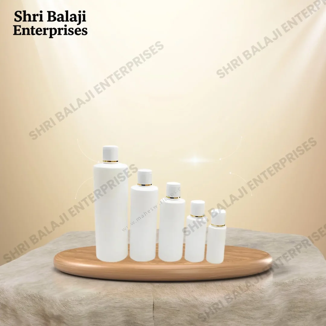 Flip Top Cap HDPE Sleek Lotion Bottle