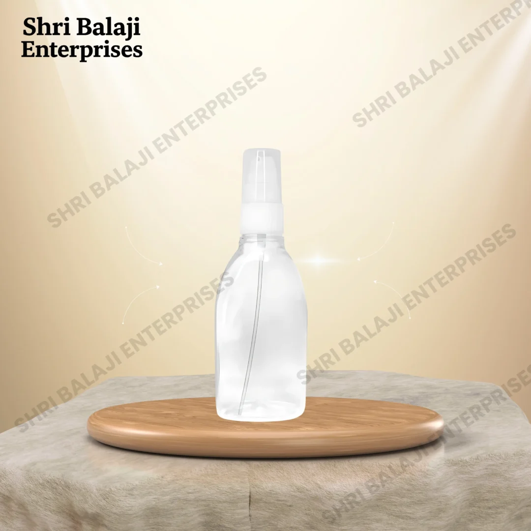 Transparent Bottle With Lotion Pump