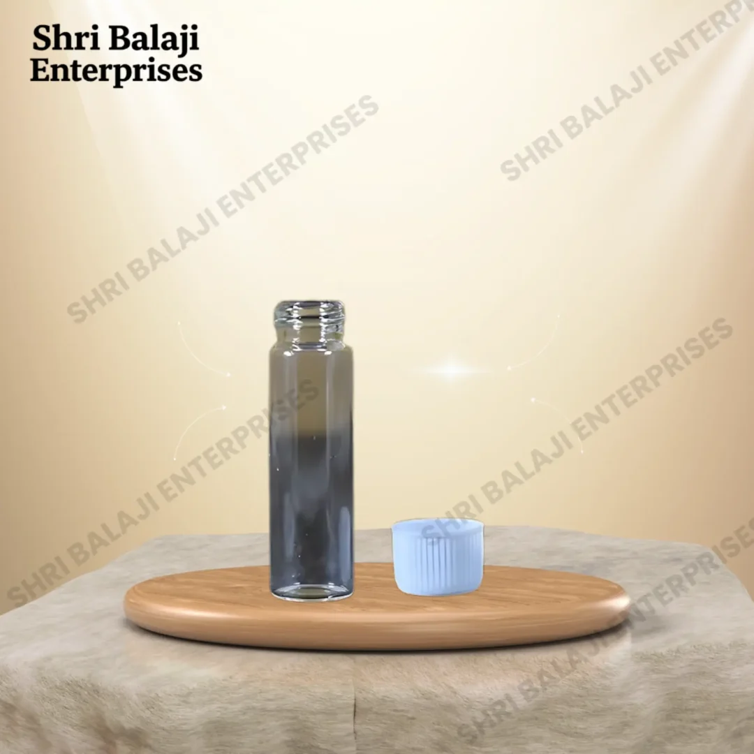 Transparent Homeopathic Glass Vial
