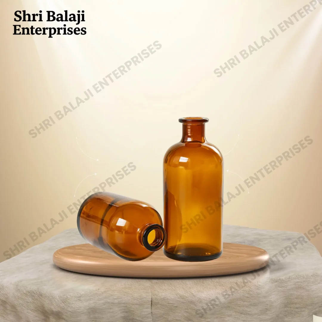 Victory Amber Glass Vial